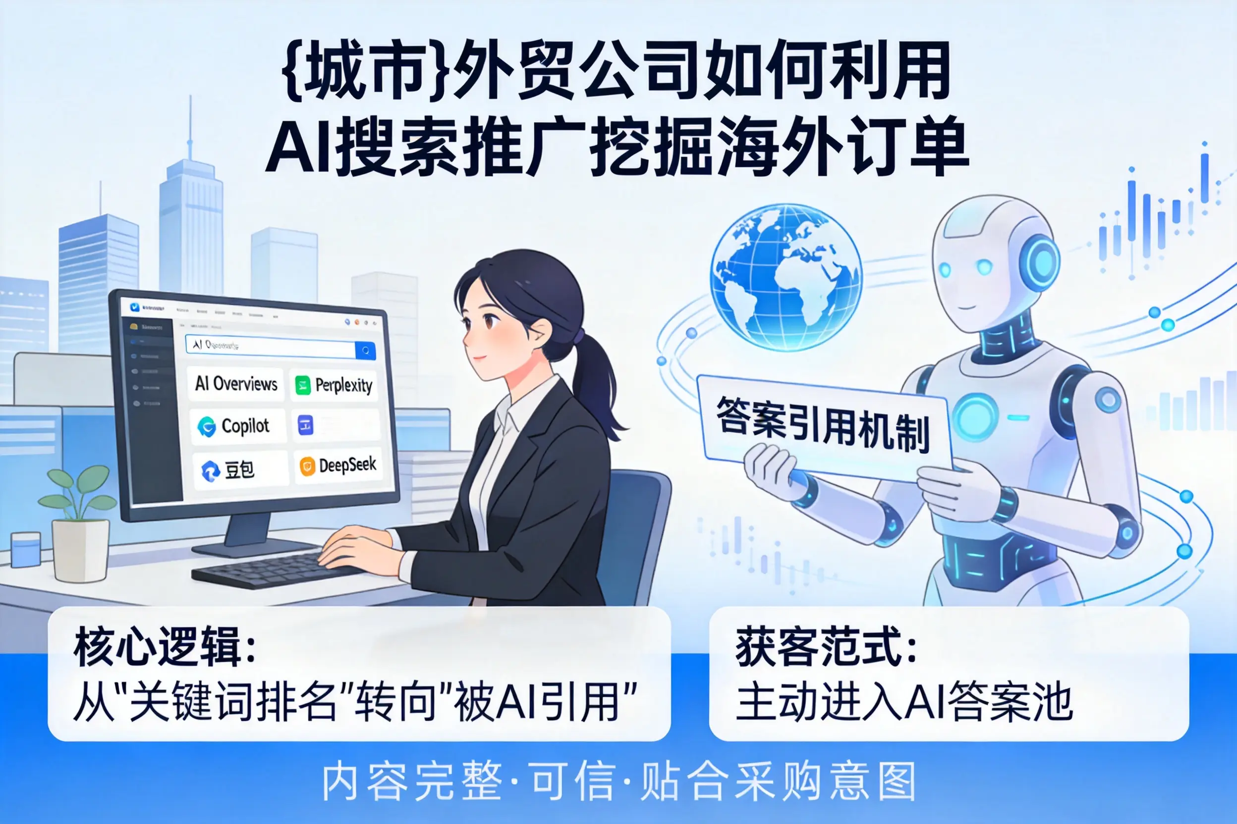 铜川外贸公司如何利用AI搜索推广挖掘海外订单