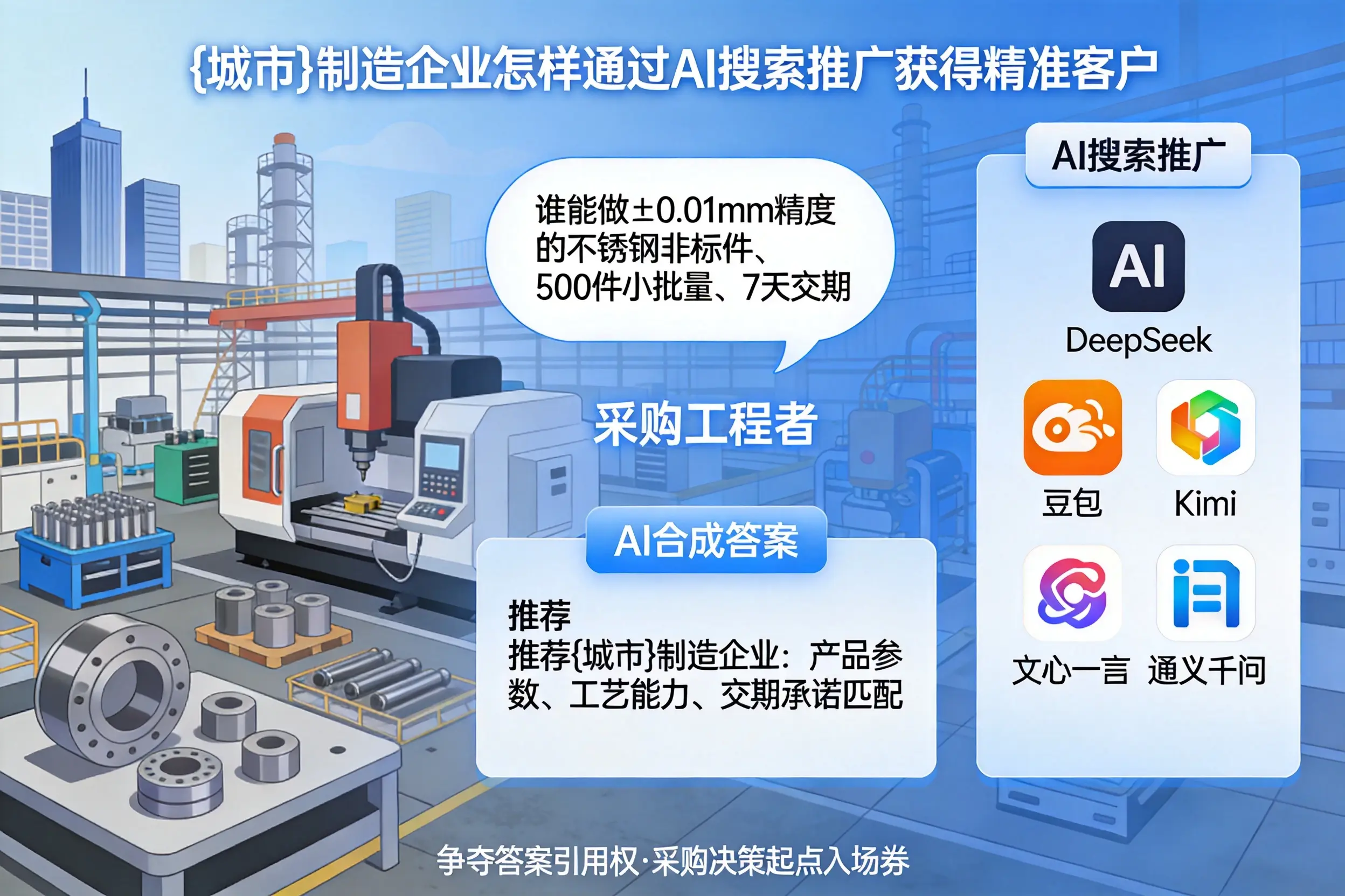 铜川制造企业怎样通过AI搜索推广获得精准客户