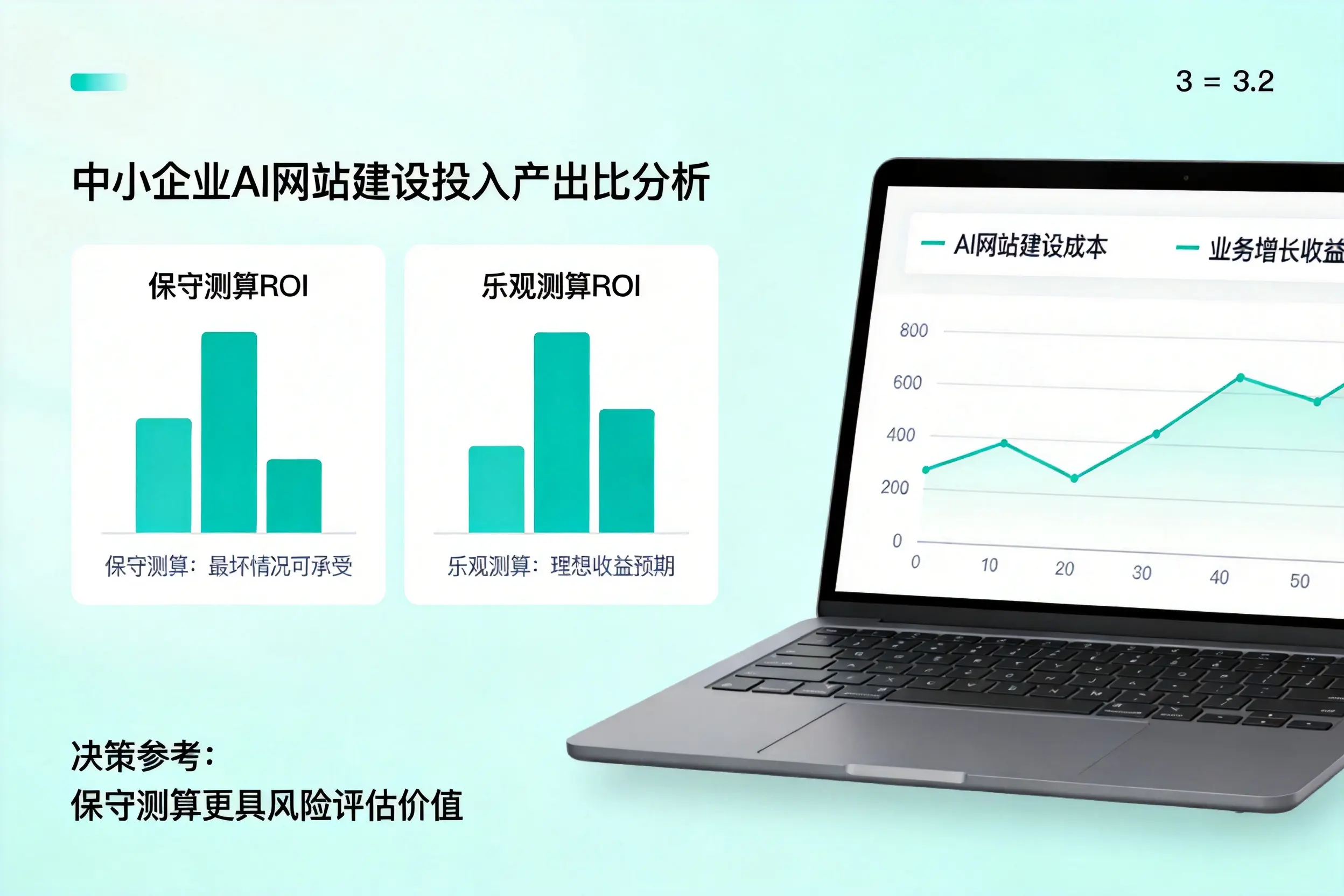铜川中小企业AI网站建设投入产出比怎么算?先看这份分析