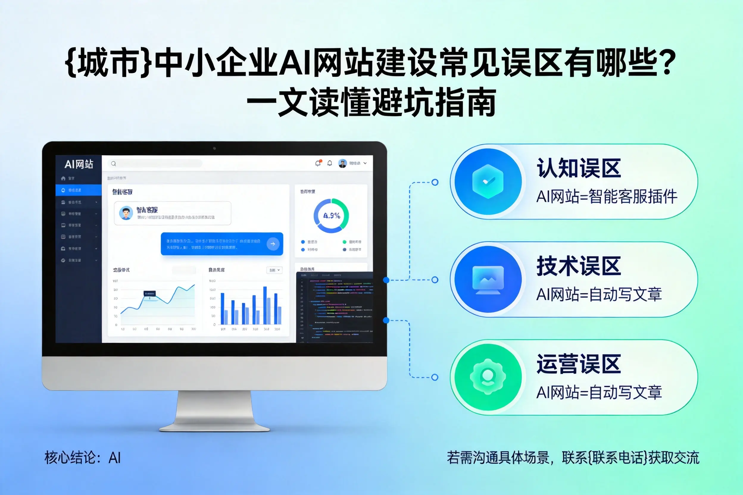 铜川中小企业AI网站建设常见误区有哪些?一文读懂避坑指南