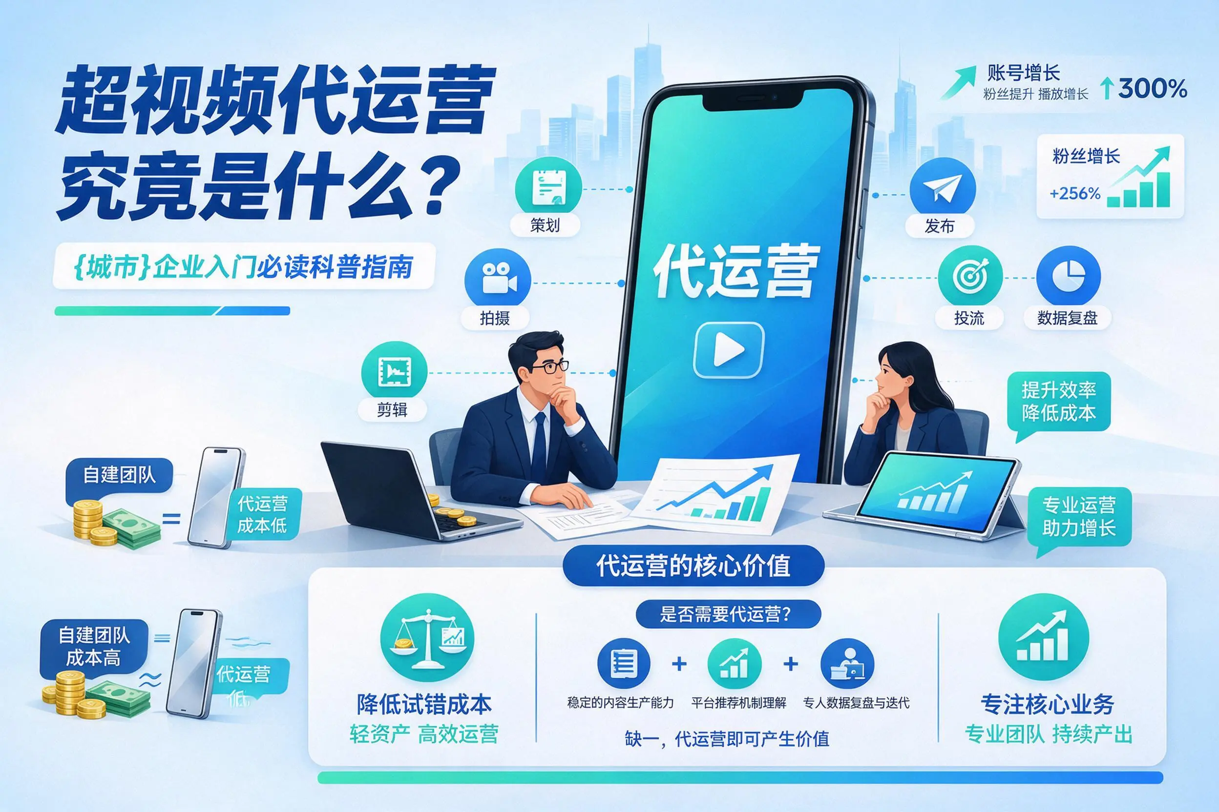 短视频代运营究竟是什么？铜川企业入门必读科普指南