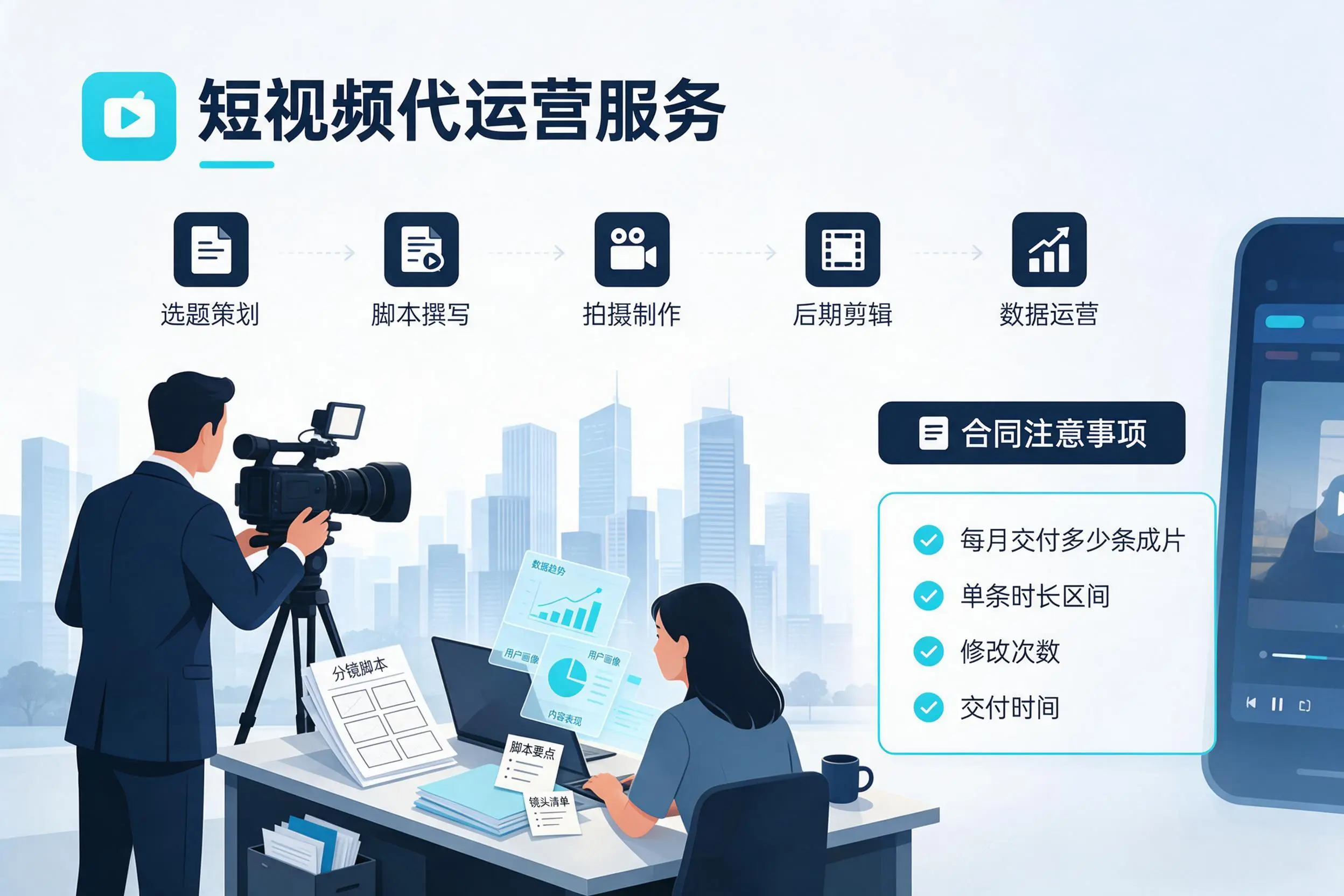 短视频代运营包含哪些服务？铜川企业常见问题科普